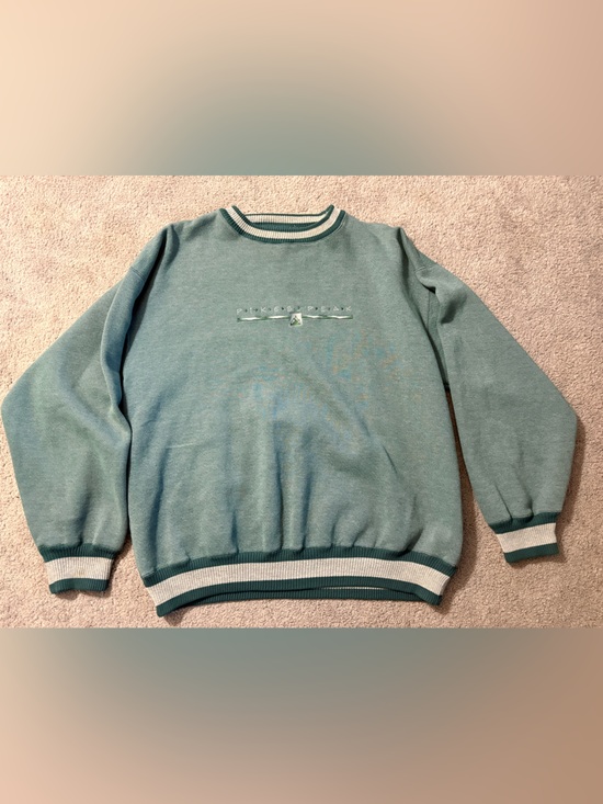 Other - Outdoor-Inspired Crewneck Sweater - Seafoam Green
